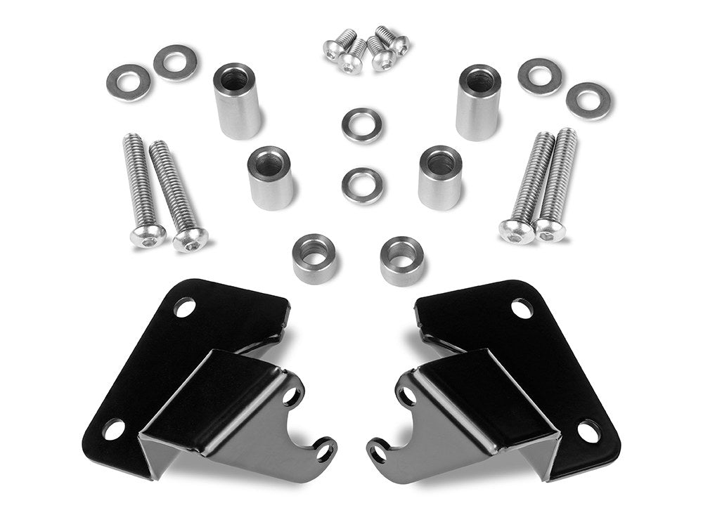 Remote Reservoir External Top Mounting Bracket Kit. Fits Touring 2014up.