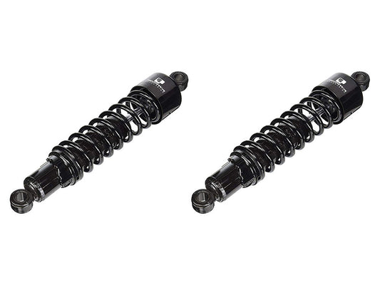 412 Series, 13.5in. Heavy Duty Spring Rate Shock Absorbers - Black. Fits Touring 1980-2005, Sportster 1979-2003 & FXR 1982-1994.