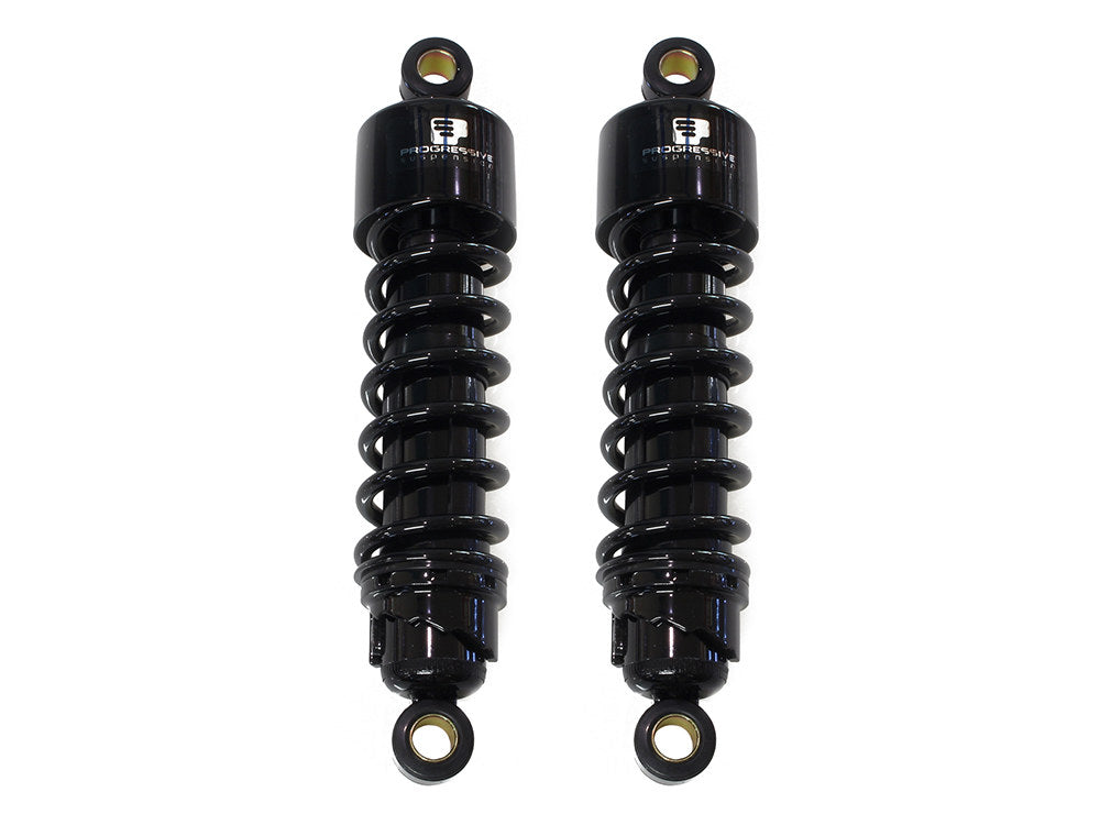 412 Series, 11.5in. Standard Spring Rate Rear Shock Absorbers - Black. Fits Sportster 2004-2021