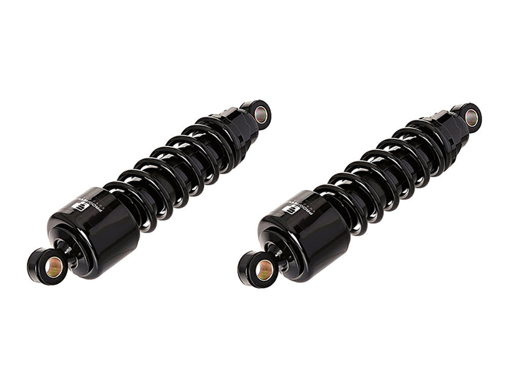 412 Series, 12in. Standard Spring Rate Rear Shock Absorbers - Black. Fits Sportster 2004-2021