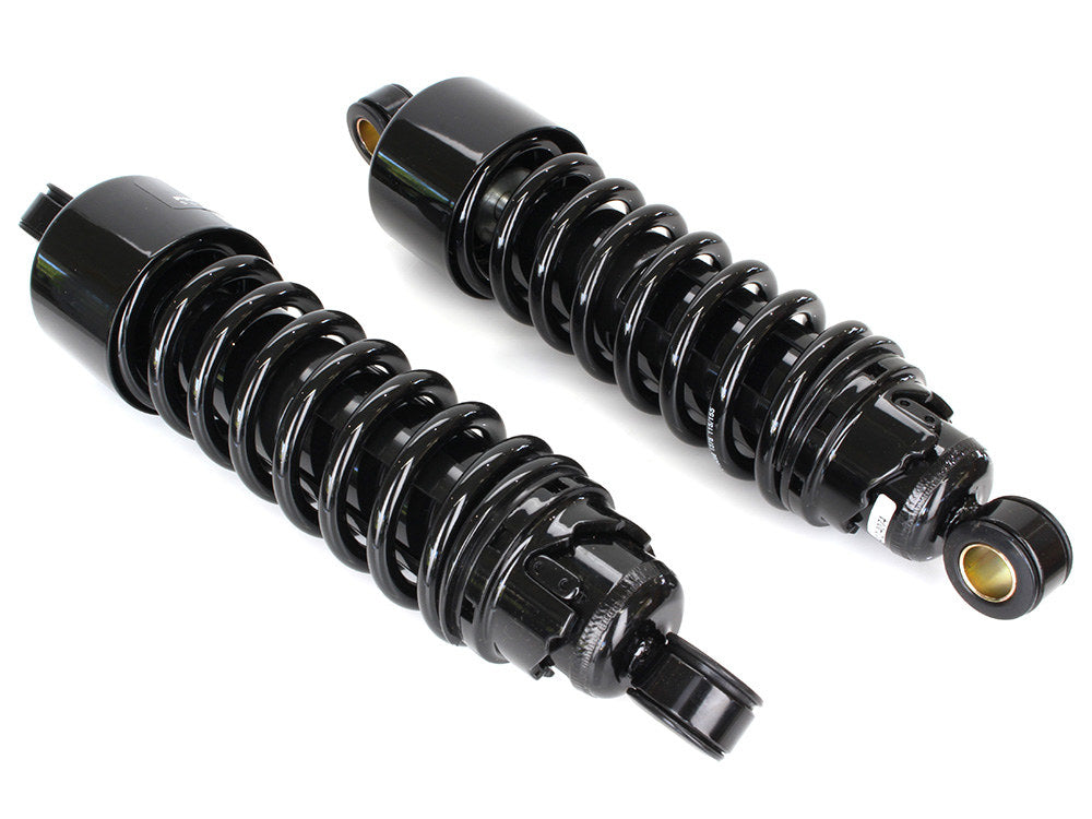 412 Series, 11.5in. Standard Spring Rate Rear Shock Absorbers - Black. Fits Touring 2006up.