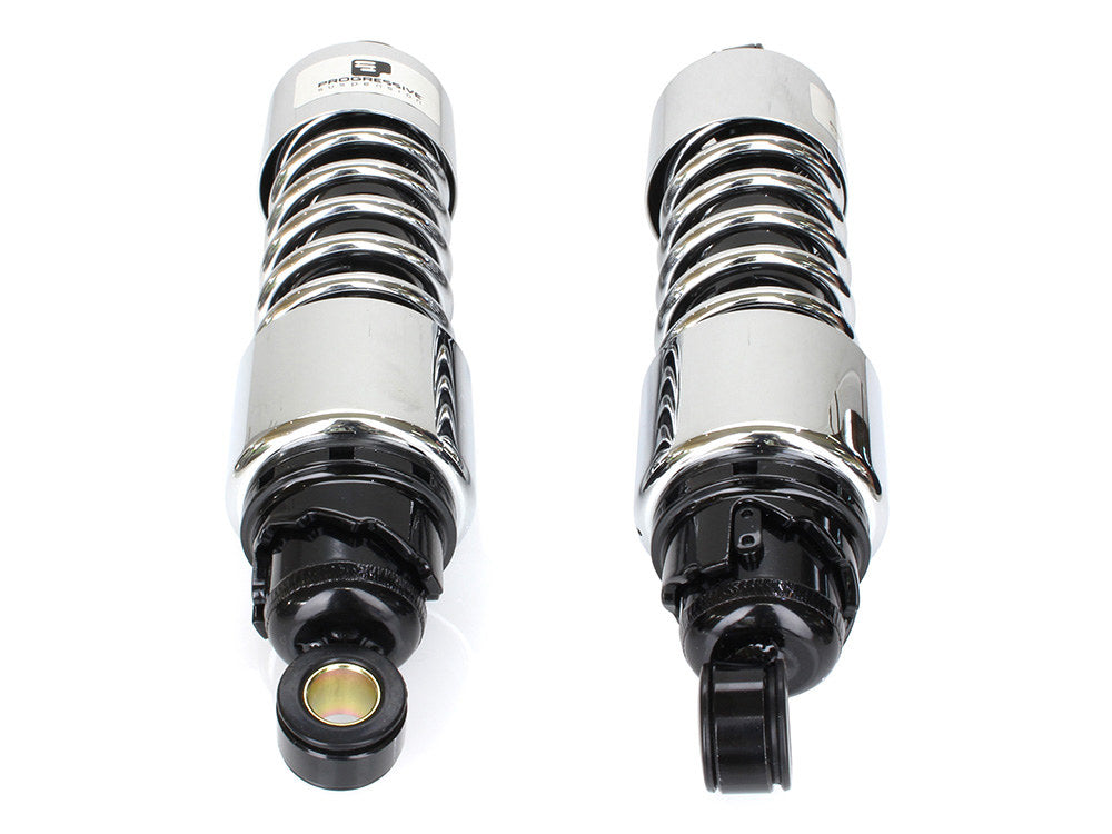 412 Series, 11.5in. Standard Spring Rate Rear Shock Absorbers - Chrome. Fits Touring 2006up.