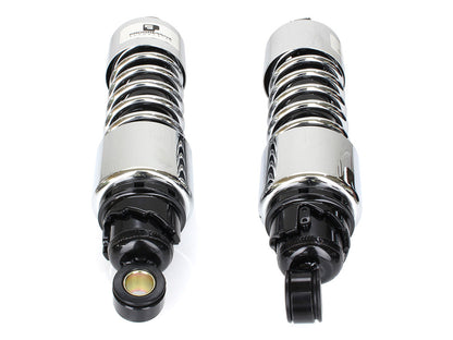 412 Series, 11.5in. Standard Spring Rate Rear Shock Absorbers - Chrome. Fits Touring 2006up.