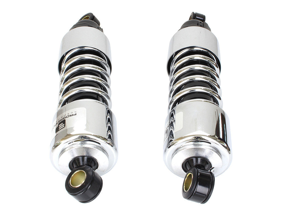 412 Series, 11.5in. Standard Spring Rate Rear Shock Absorbers - Chrome. Fits Touring 2006up.