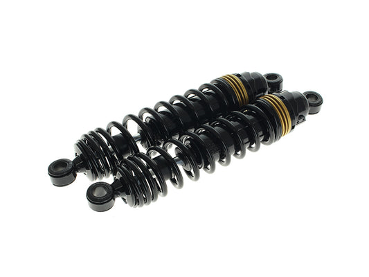 412 Cruise Series, 12.5in. Standard Spring Rate Rear Shock Absorbers - Black. Fits Sportster 1979-2021