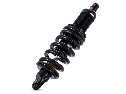 465 Series, 12.2in. Standard Spring Rate Rear Shock Absorber - Black. Fits Softail 2018up.