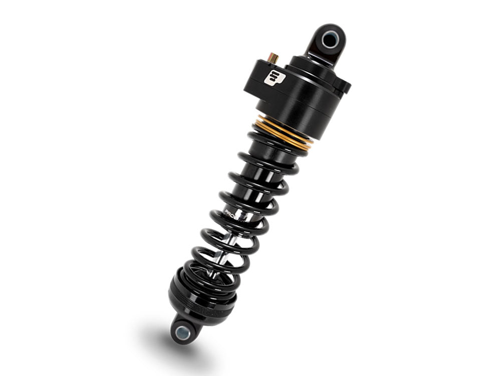 944 Ultra Low Series with Quik Preload System, 12.5in. Standard Spring Rate Rear Shock Absorbers - Black. Fits Touring 1980up
