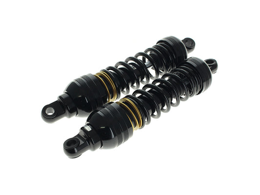 944 Ultra Low Series, 12.5in. Standard Spring Rate Rear Shock Absorbers - Black. Fits Touring 1980up.