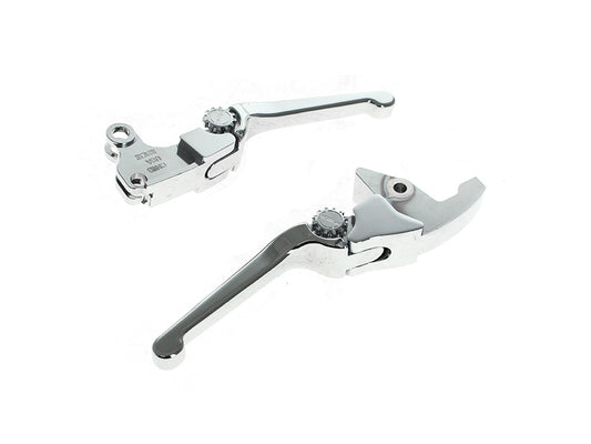 Adjustable Anthem Levers - Chrome. Fits Softail 2025up