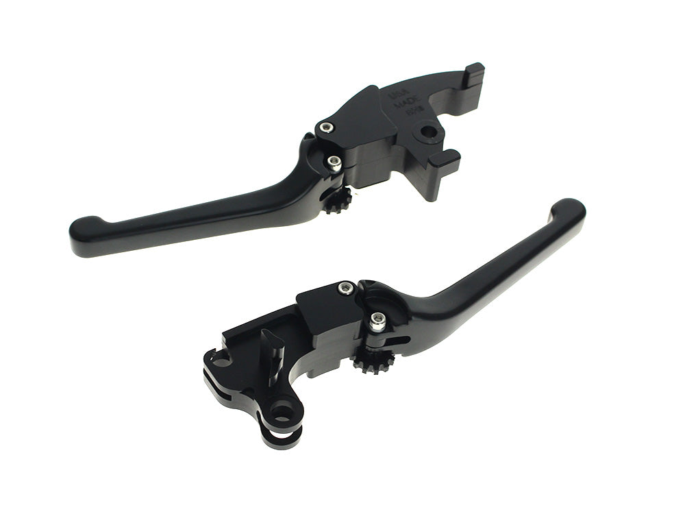 Adjustable Anthem Levers - Black. Fits Softail 2025up