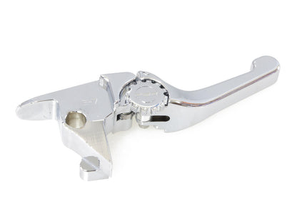 Adjustable Shorty Anthem Levers - Chrome. Fits Softail 2015-2024