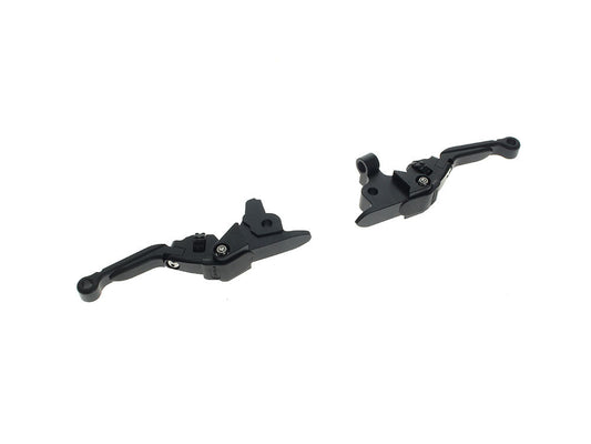 Adjustable Anthem Pro Levers - Black. Fits Touring 2017-2020 With Hydraulic Clutch