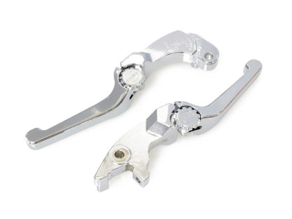 Adjustable Anthem Levers - Chrome. Fits Indian Scout 2017-24.