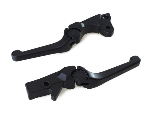 Adjustable Anthem Levers - Black. Fits Indian 2018up.