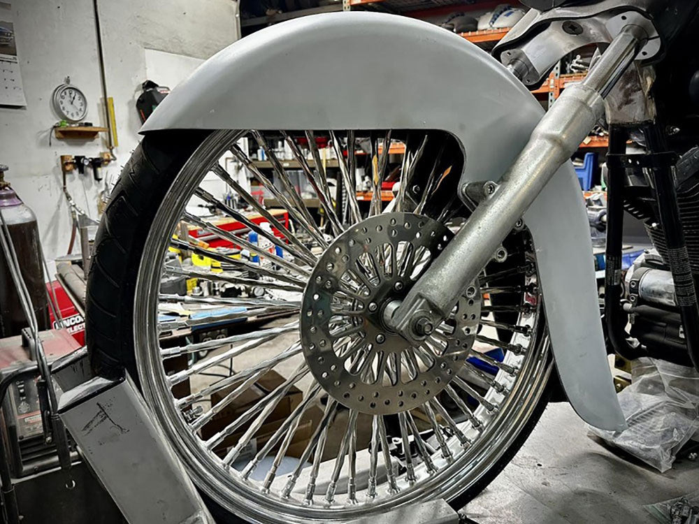 6in. Wide, El Rey Front Fender. Fits FL Softail 1986-2017 with 26in. Front Wheel.