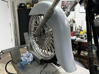 6in. Wide, El Rey Front Fender. Fits FL Softail 1986-2017 with 26in. Front Wheel.