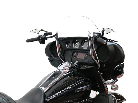 12in. x 1-1/4in. Bagger Monkey Handlebar - Chrome. Fits Ultra Models 1996-2024 and Street Glide 1996-2023