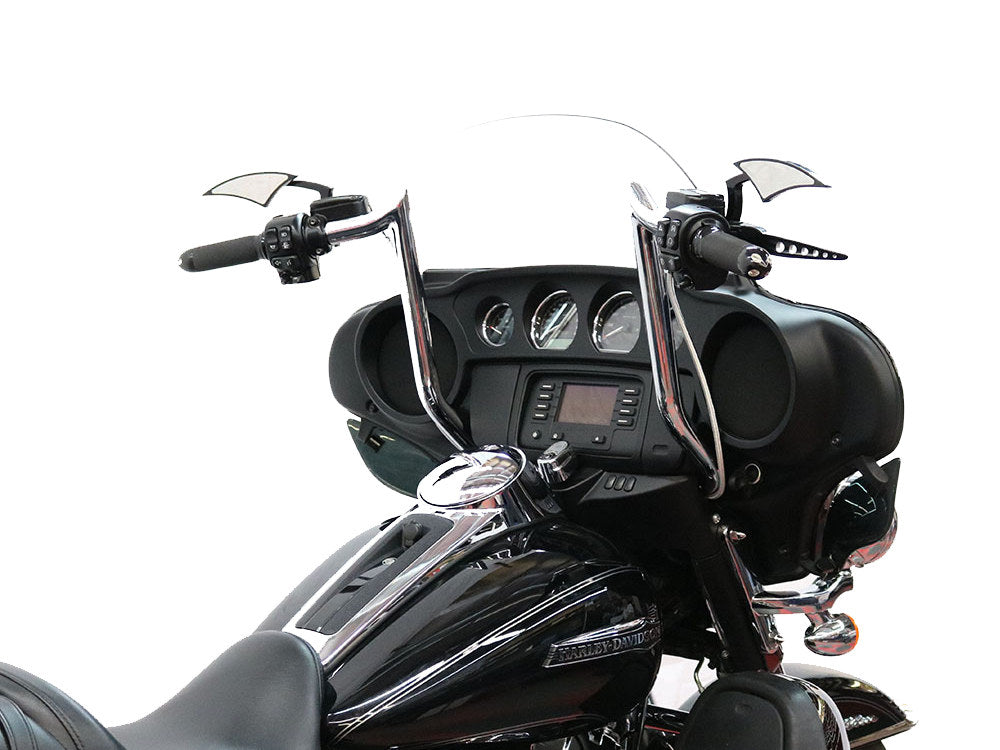 14in. x 1-1/4in. Bagger Monkey Handlebar - Chrome. Fits Ultra Models 1996-2024 and Street Glide 1996-2023