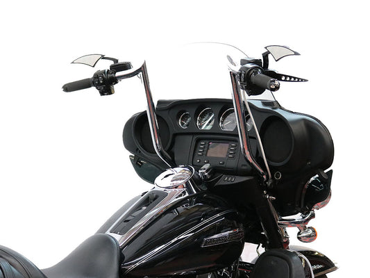 16in. x 1-1/4in. Bagger Monkey Handlebar - Chrome. Fits Ultra Models 1996-2024 and Street Glide 1996-2023