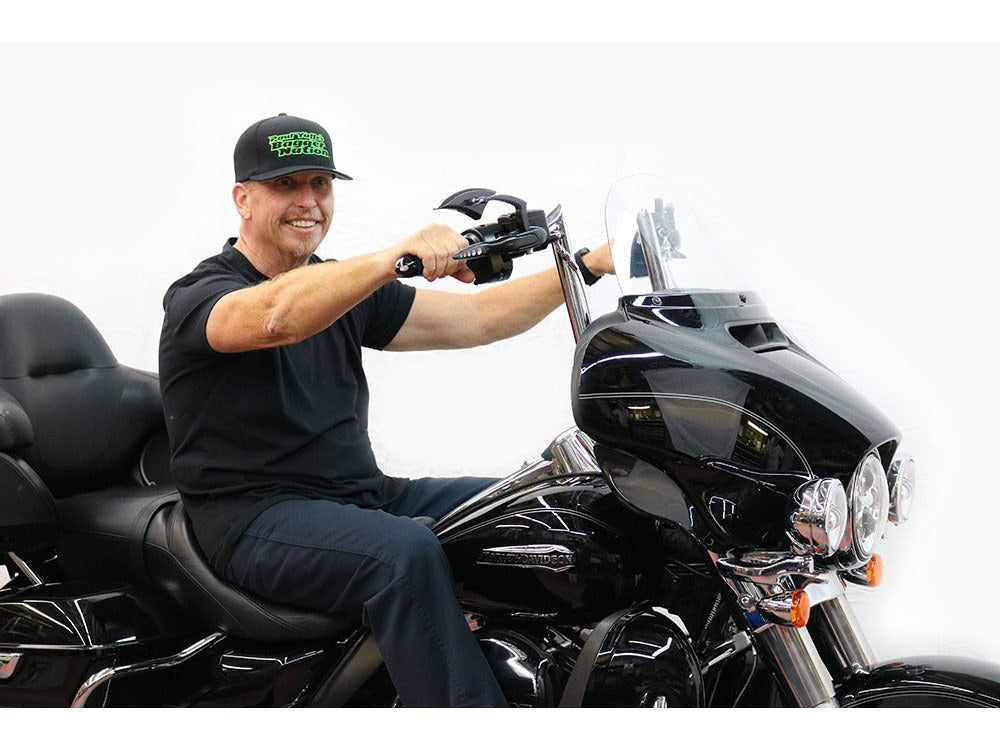 16in. x 1-1/4in. Bagger Monkey Handlebar - Chrome. Fits Ultra Models 1996-2024 and Street Glide 1996-2023