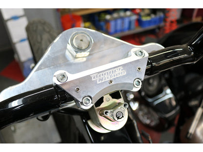 1 Piece No-Slip Super Handlebar Top Clamp. Fits Touring 1979-2007 & OEM for Touring 2008up.
