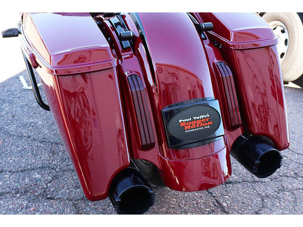 Stealth III License Plate System - Black. Fits Touring 2009up.