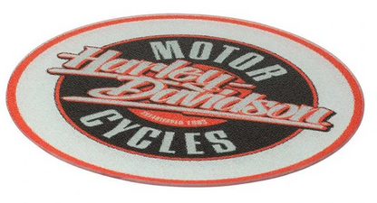 Harley-Davidson Motorcycles Cutting Board Set, Tempered Glass, Set of Two