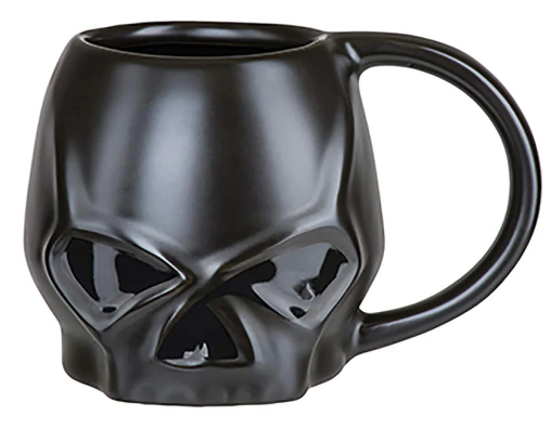 Harley-Davidson Sculpted Skull Ceramic Mug