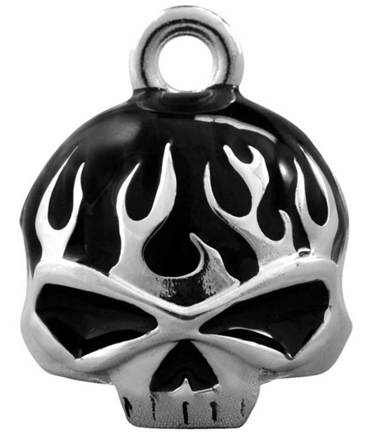 Harley-Davidson Black Flames Willie G Skull Ride Bell