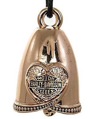 Harley-Davidson Faux Rose-Gold Heart Ride Bell