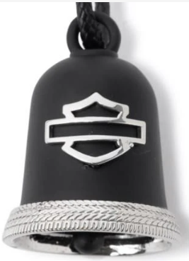 Harley-Davidson Black Bar and Shield with Silver Tyre Trim Ride Bell