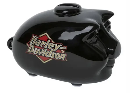 Harley-Davidson Ceramic Mini Hog Bank