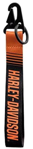Harley-Davidson Wrist Strap Keychain- Black