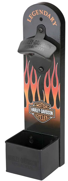 Harley-Davidson Flames Wall Mount Bottle Opener