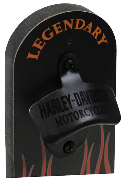 Harley-Davidson Flames Wall Mount Bottle Opener