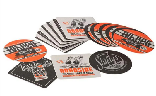 Harley-Davidson Pit Stop Paper Coaster Set- 24pk