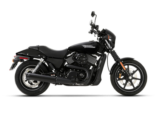 4.5in. Slip-On Muffler - Black with Black End Cap. Fits Street 2015-2020