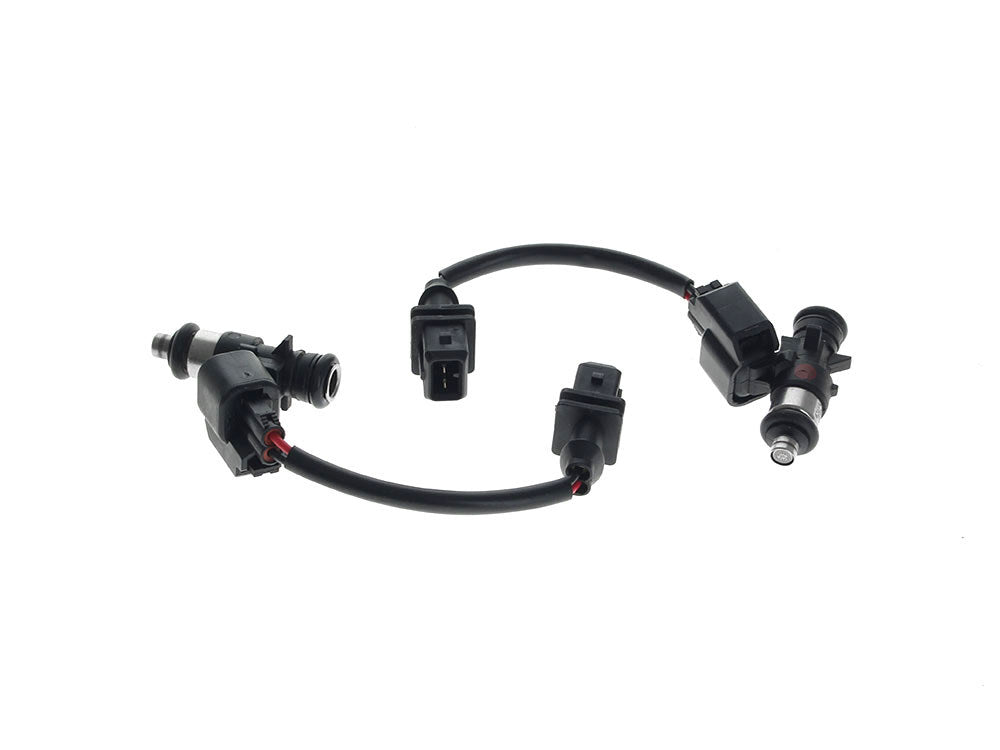 4.53g/s Fuel Injector Set. Fits Touring 2002-2005 & 2008-2016, Dyna 2004-2005, Softail 2001-2005 & 2016-2017, Sportster 2007-2017, V-Rod 2002-2017