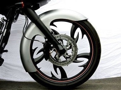 6in. wide, Straight Cut LS-2 Front Fender. Fits Most Touring 1984-2024 with 23in. Wheel.