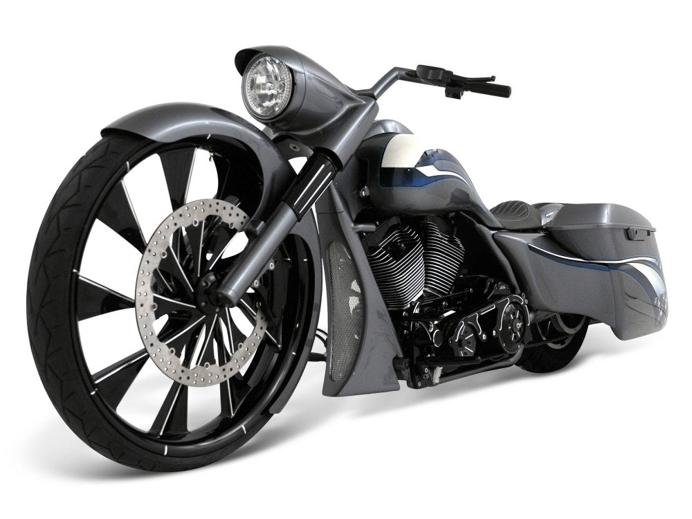 6in. wide, Straight Cut LS-2 Front Fender. Fits Most Touring 2014-2024 with 30in. Front Wheel.