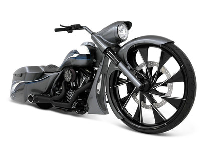 6in. wide, Straight Cut LS-2 Front Fender. Fits Most Touring 2014-2024 with 30in. Front Wheel.