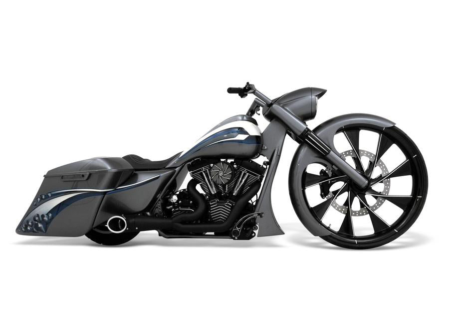 6in. wide, Straight Cut LS-2 Front Fender. Fits Most Touring 2014-2024 with 30in. Front Wheel.