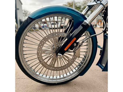 6in. wide, Straight Cut LS-2 Front Fender. Fits Breakout 2013up with 26in. Front Wheel.