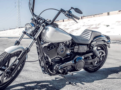 Step-Up Tuck & Roll Dual Seat. Fits Dyna 2006-2017.