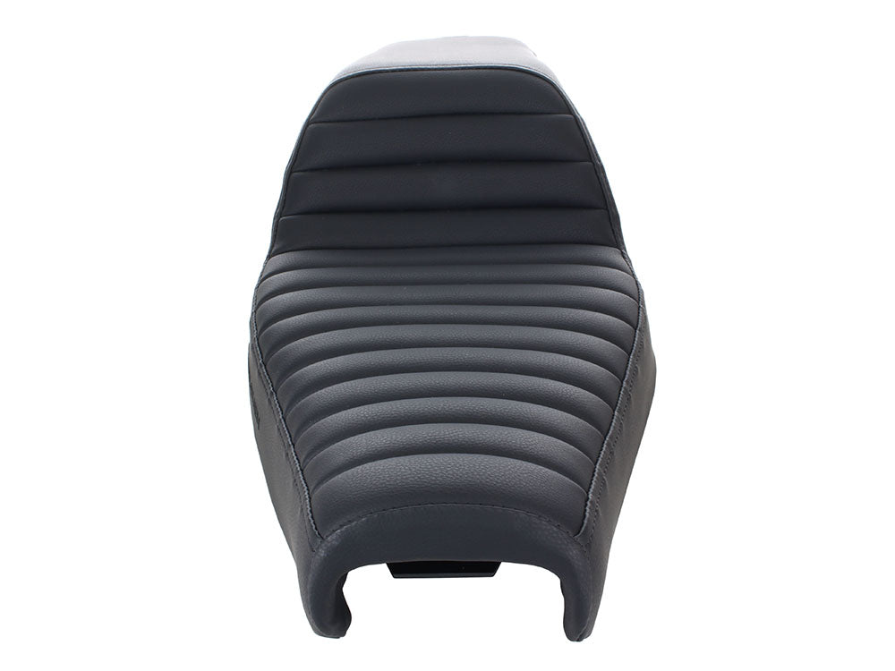 Step-Up Tuck & Roll Dual Seat. Fits Sportster 2004-2021 with 3.3 Gallon Fuel Tank.
