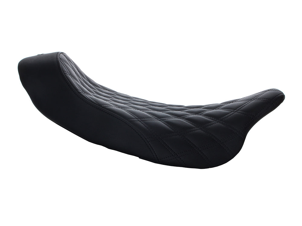 Renegade LS Solo Seat with Black Double Diamond Lattice Stitch. Fits Most Touring 2008-2024