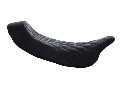 Renegade LS Solo Seat with Black Double Diamond Lattice Stitch. Fits Most Touring 2008-2024