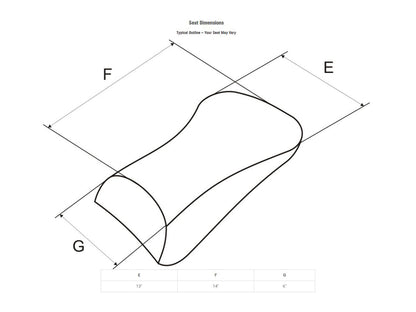 Pillion Pad for Dominator Solo Seat. Fits Most Touring 2008-2024