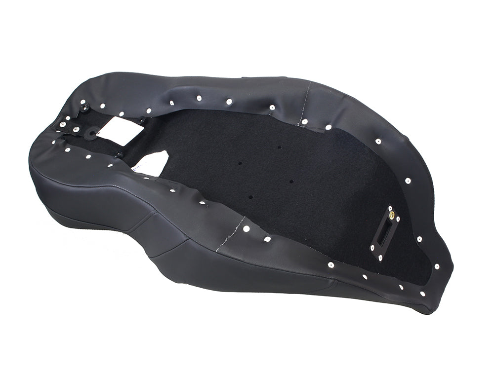Roadsofa LS Dual Seat with Blue Double Diamond Lattice Stitch. Fits Most Touring 2008-2024