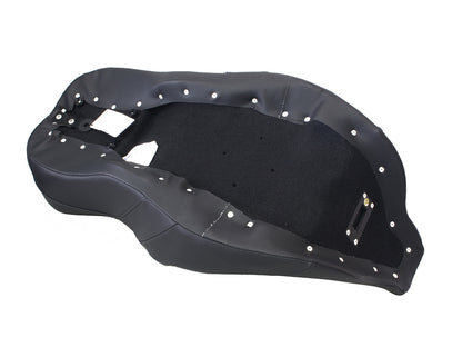 Roadsofa LS Dual Seat with Blue Double Diamond Lattice Stitch. Fits Most Touring 2008-2024